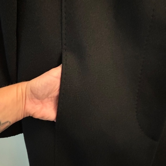 Piazza Sempione made in Italy black wool and cashmere button up jacket EU 46 - Picture 10 of 17